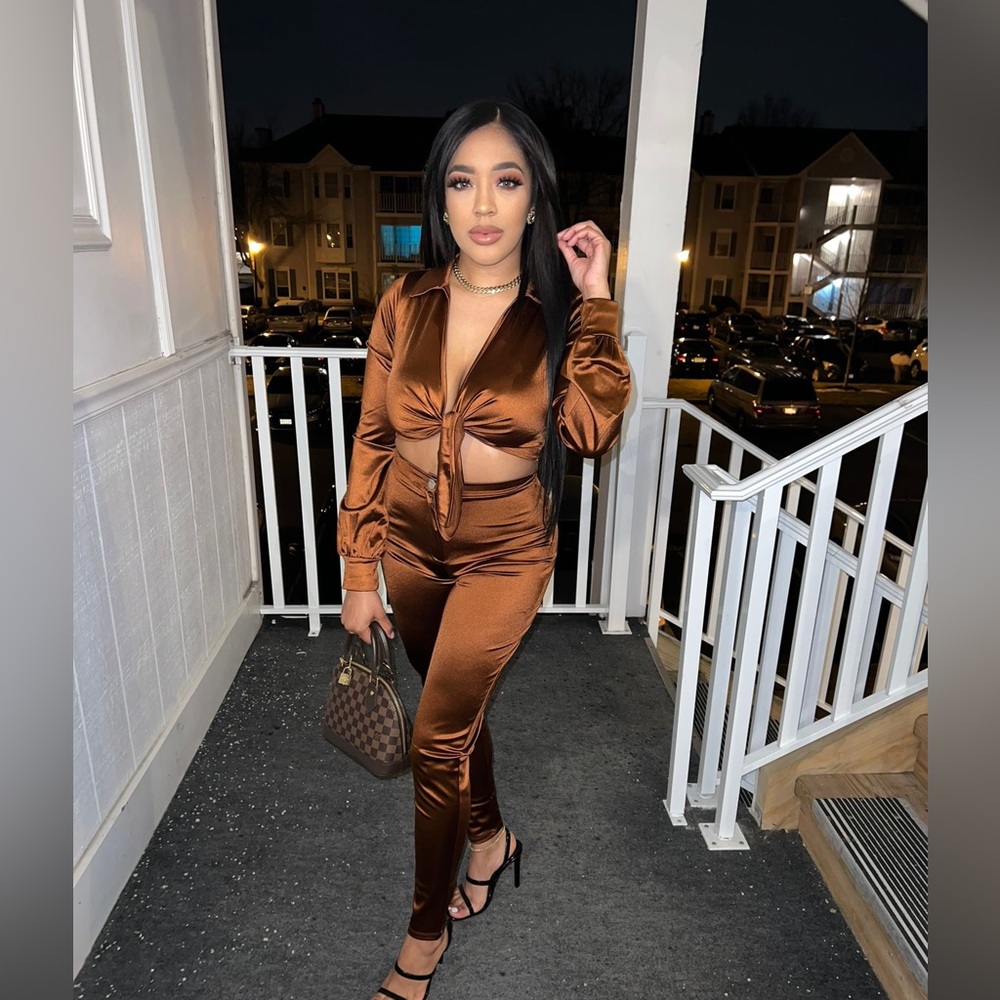 Silk Pant Set